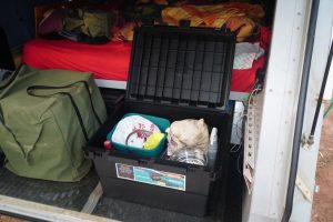 camping storage box : Ian Lock Expedition134 Image