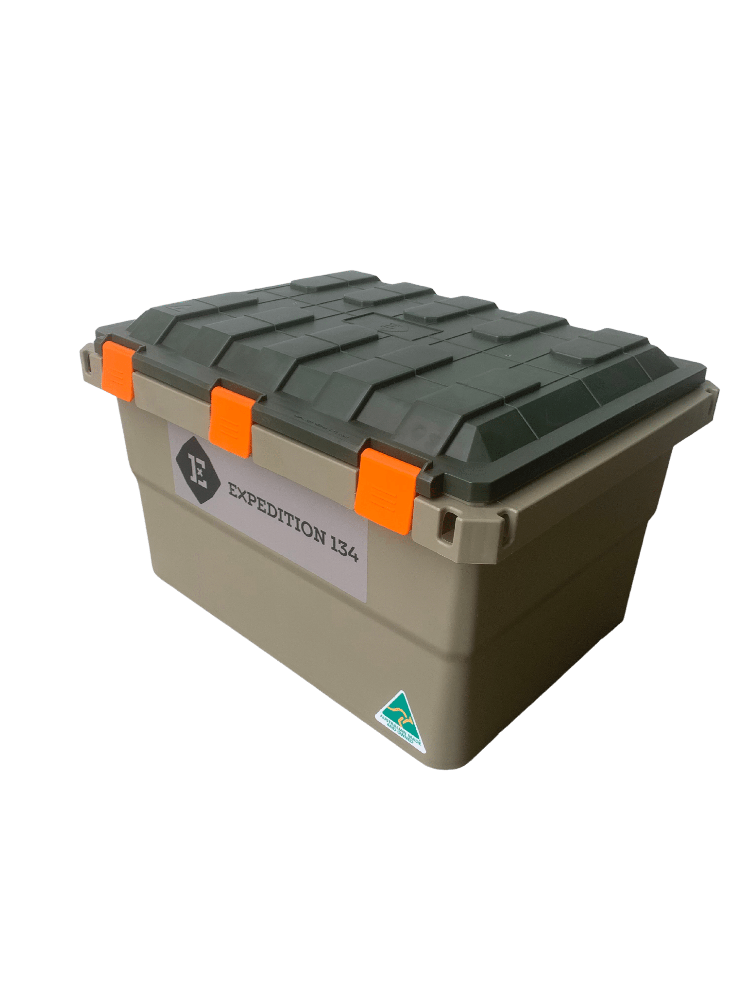 Hunters Collection - Expedition 134 - Limited Edition Expedition 134 colour for Hunting using Khaki body Military Green Lid and Fire Orange latches.