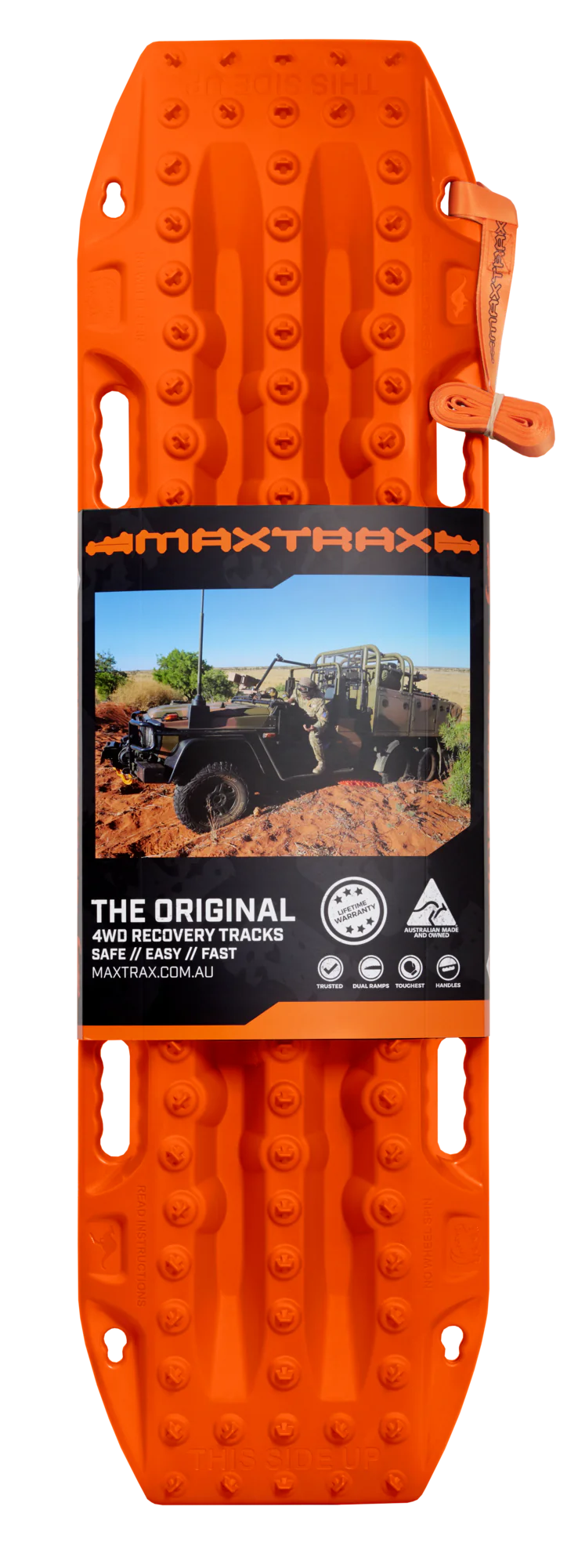 gear for off-roading in australia - recovery board - MAXTRAX MKII Signature Orange